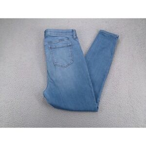 TORRID Jeans Size 16 Sky High‎ Skinny Button Fly Medium Wash Stretch Denim